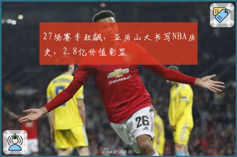 27场赛季狂飙，亚历山大书写NBA历史，2.8亿价值彰显