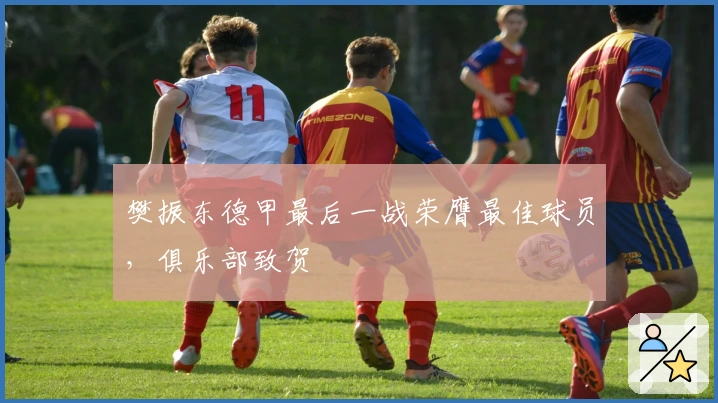 樊振东德甲最后一战荣膺最佳球员，俱乐部致贺